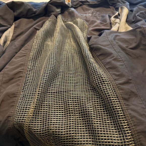 Hugo Boss Orange Label Men’s Blue Linen/Cotton Field Military Jacket Size XXL - Picture 16 of 16